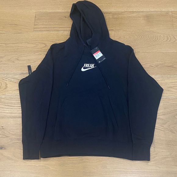 Nike Black Hoodie with 'Freak' Logo - Picture 1 of 3